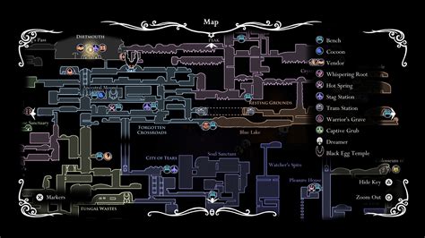 Forgotten crossroads map glitch : r/HollowKnight .